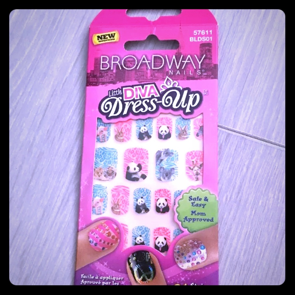 NEW Broadway Nails For Kids Little Diva Strips